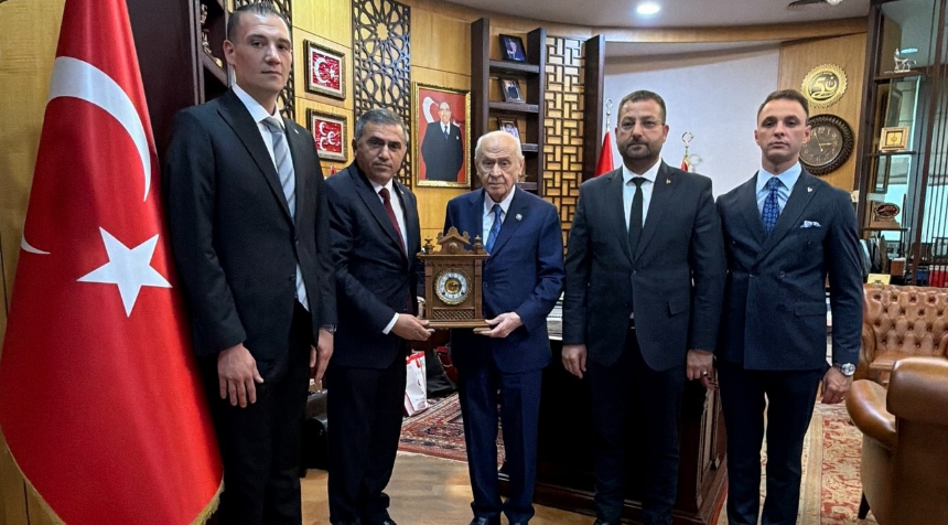MHP İl Başkanı Mucur'dan Bahçeli'ye Ziyaret